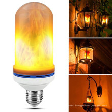 E27 7W AC85-265V LED Flame Bulb fire Flickering Effect Night Light